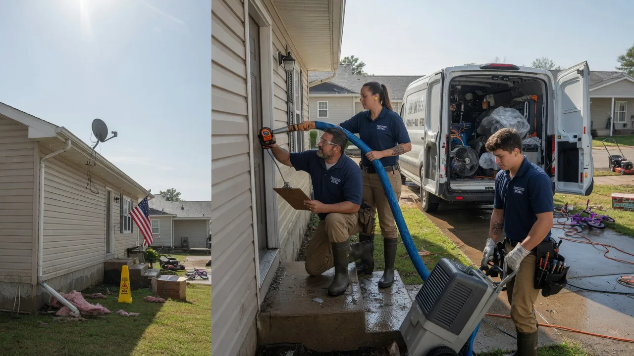 Ceiling Water Damage Restoration in Schellsburg, PA near me